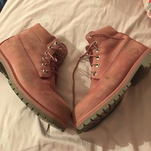 Pink timberlands